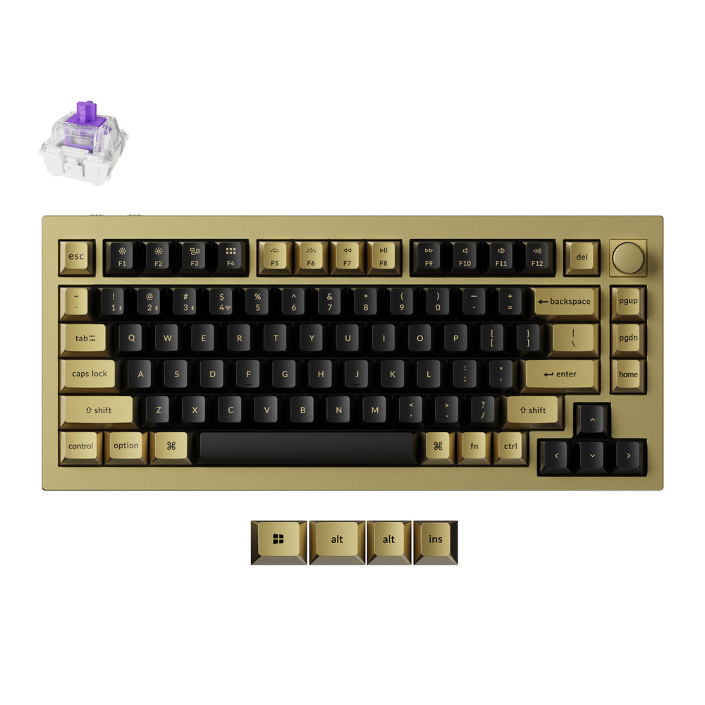 Tastiera meccanica personalizzata wireless Keychron Q1 Max QMK/VIA (layout USA)