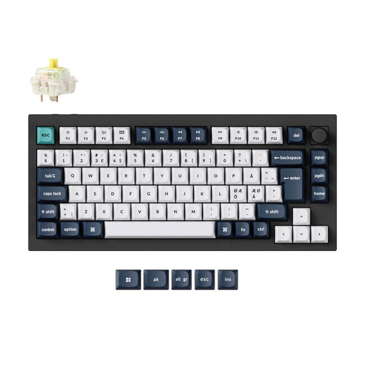 Collezione di tastiere meccaniche personalizzate wireless Keychron Q1 Max QMK/VIA con layout ISO