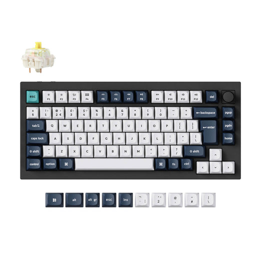 Collezione di tastiere meccaniche personalizzate wireless Keychron Q1 Max QMK/VIA con layout ISO