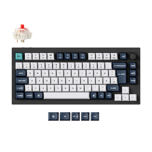 Collezione di tastiere meccaniche personalizzate wireless Keychron Q1 Max QMK/VIA con layout ISO
