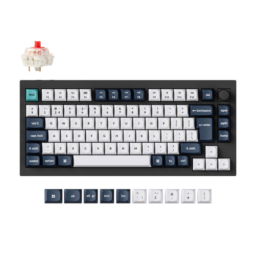 Collezione di tastiere meccaniche personalizzate wireless Keychron Q1 Max QMK/VIA con layout ISO