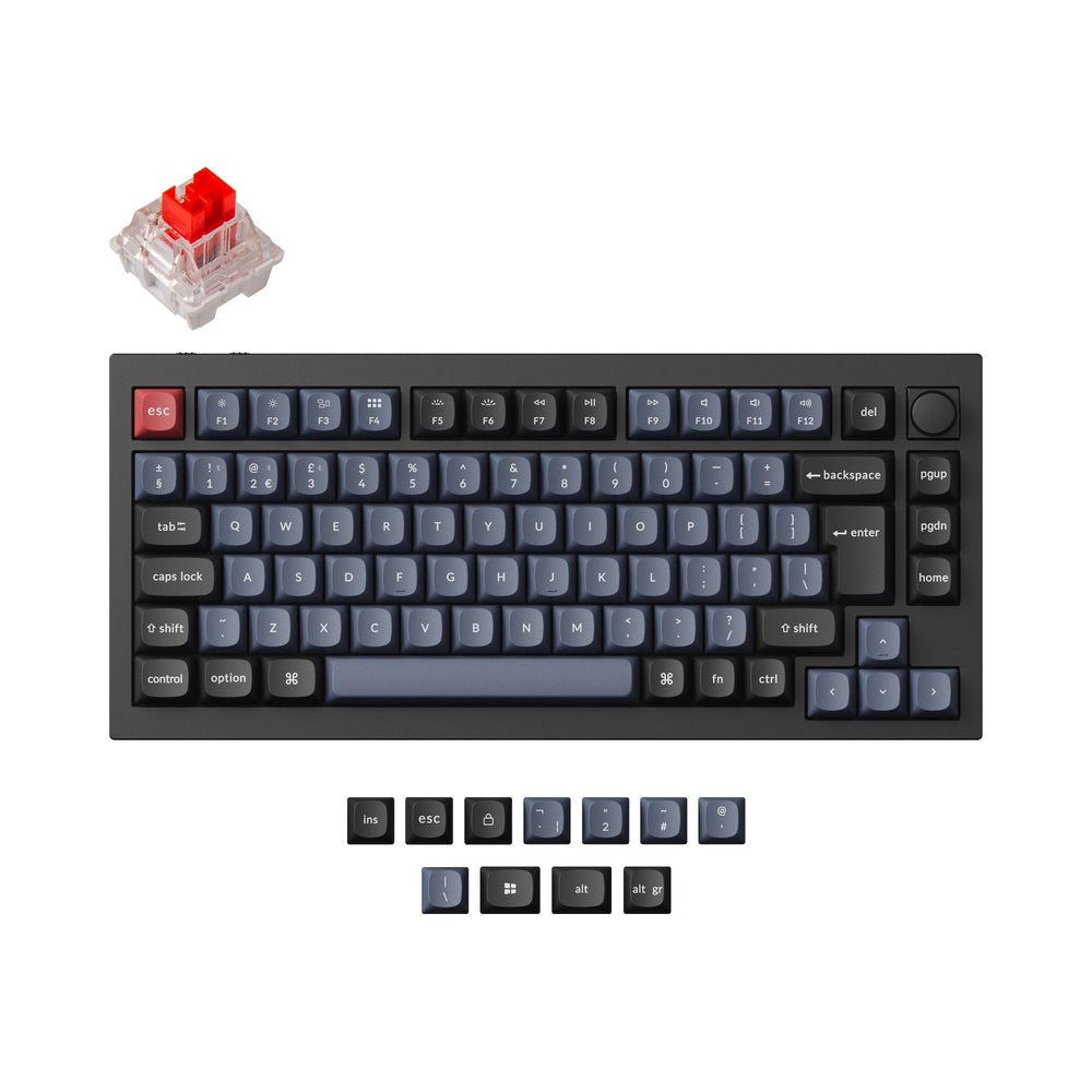 Keychron Q1 Pro QMK/VIA Tastiera meccanica senza fili ISO Layout Collection