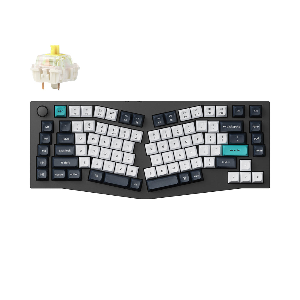 Keychron Q10 Max (layout Alice) QMK/VIA Tastiera meccanica personalizzata wireless (layout ANSI USA)