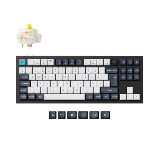 Collezione di tastiere meccaniche personalizzate wireless Keychron Q3 Max QMK/VIA con layout ISO