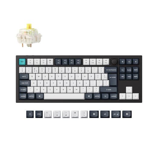 Collezione di tastiere meccaniche personalizzate wireless Keychron Q3 Max QMK/VIA con layout ISO