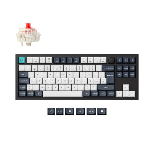 Collezione di tastiere meccaniche personalizzate wireless Keychron Q3 Max QMK/VIA con layout ISO