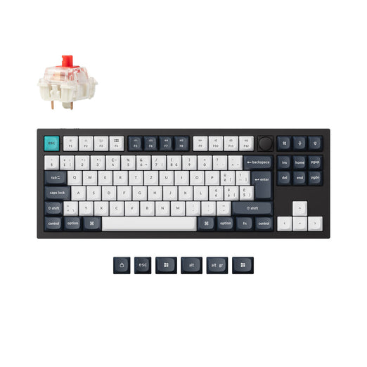 Collezione di tastiere meccaniche personalizzate wireless Keychron Q3 Max QMK/VIA con layout ISO