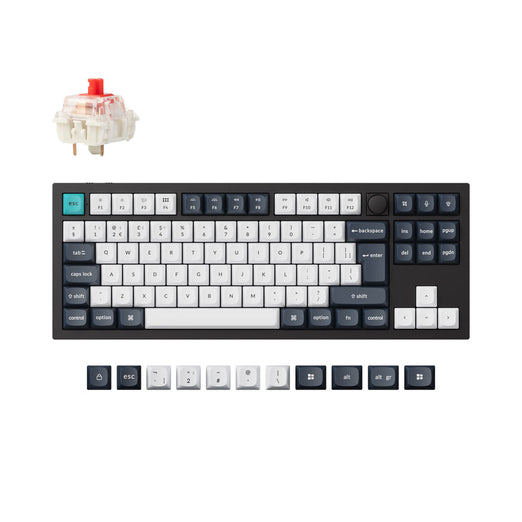 Collezione di tastiere meccaniche personalizzate wireless Keychron Q3 Max QMK/VIA con layout ISO