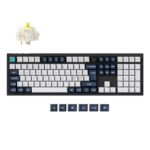 Collezione di tastiere meccaniche personalizzate wireless Keychron Q6 Max QMK/VIA con layout ISO