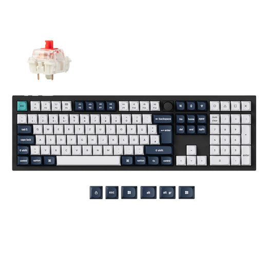 Collezione di tastiere meccaniche personalizzate wireless Keychron Q6 Max QMK/VIA con layout ISO