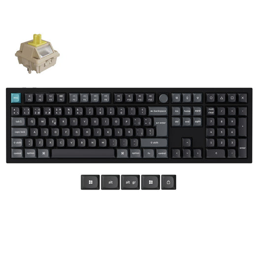 Collezione di tastiere meccaniche wireless personalizzate Keychron Q6 Ultra 8K con layout ISO