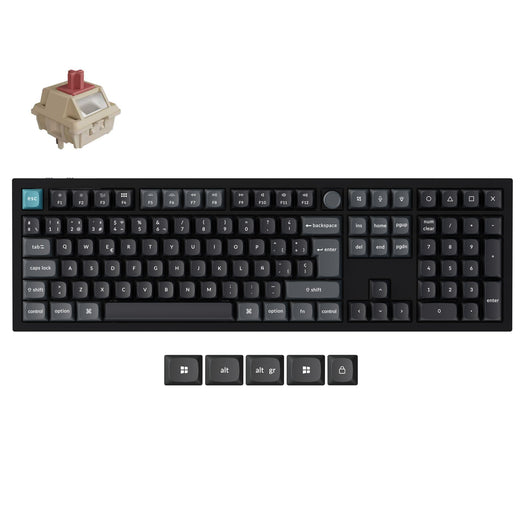 Collezione di tastiere meccaniche wireless personalizzate Keychron Q6 Ultra 8K con layout ISO