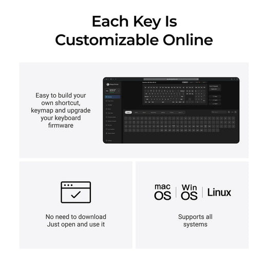 Collezione di tastiere meccaniche wireless personalizzate Keychron Q6 Ultra 8K con layout ISO