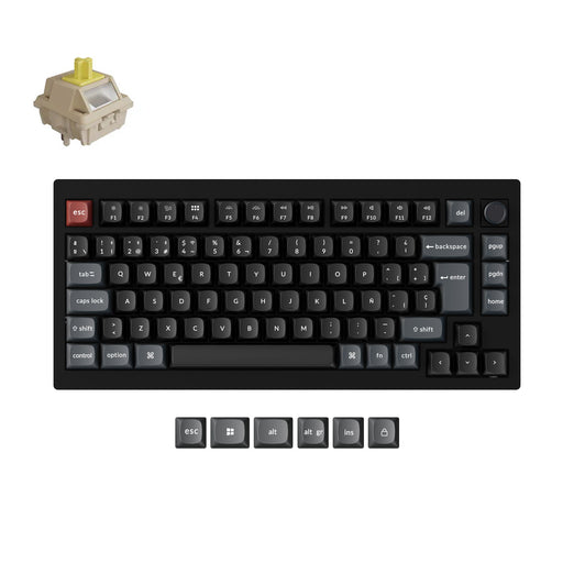 Collezione di tastiere meccaniche personalizzate wireless Keychron V1 Ultra 8K con layout ISO