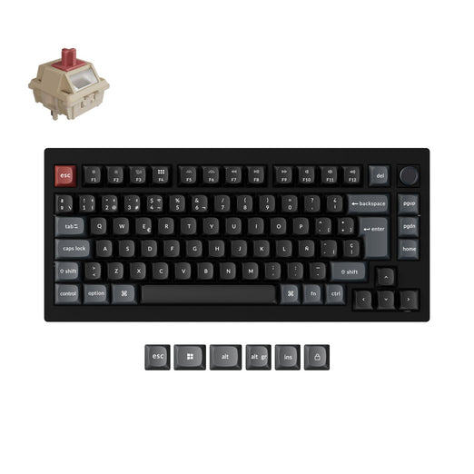 Collezione di tastiere meccaniche personalizzate wireless Keychron V1 Ultra 8K con layout ISO