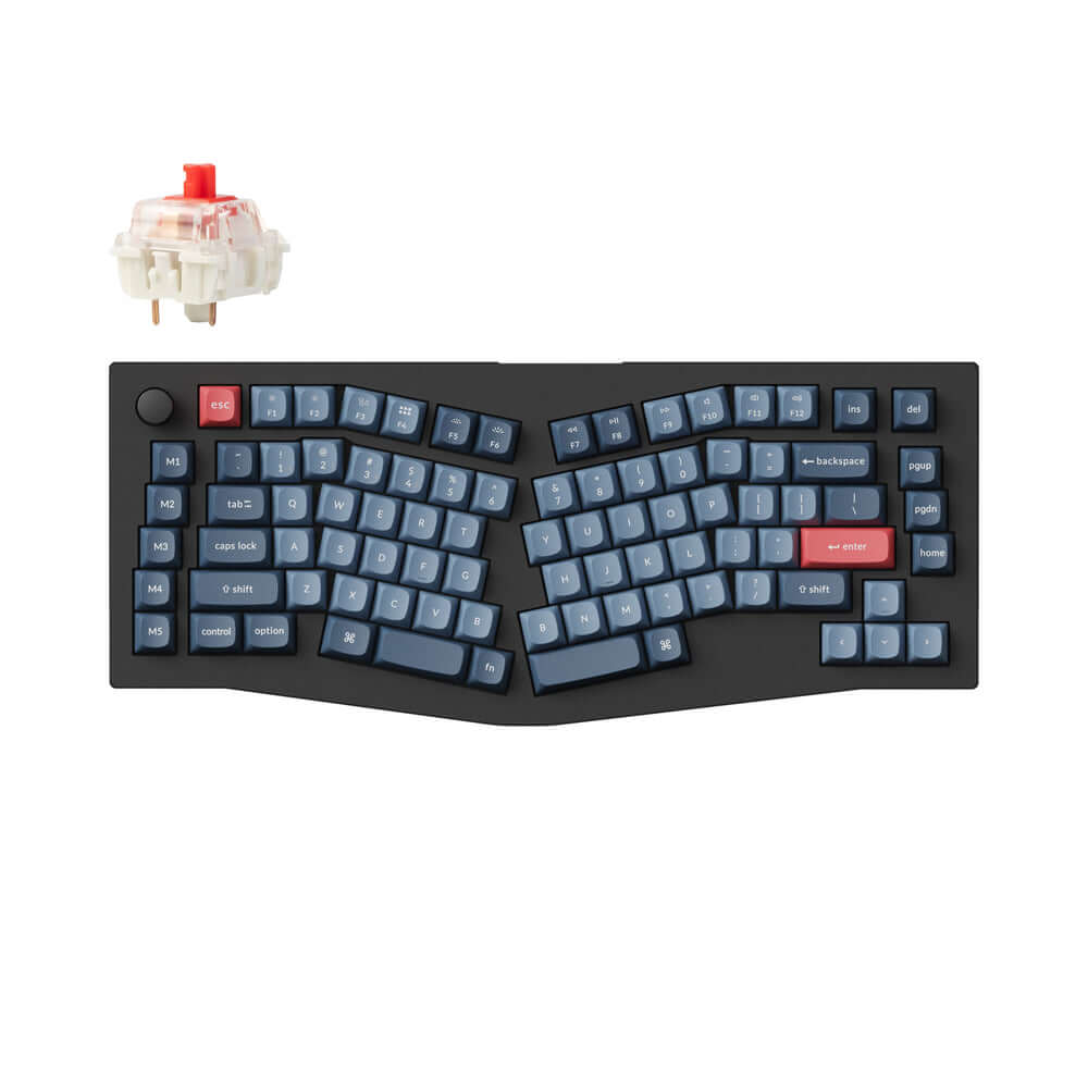 Keychron K8 Max Tastiera Meccanica Wireless TKL (80%) Con LED Bianco, Swith Red Super, Hot-Swap, QMK/VIA, PBT Doppio Iniezione, Per Mac E Windows, Batteria 4000mAh