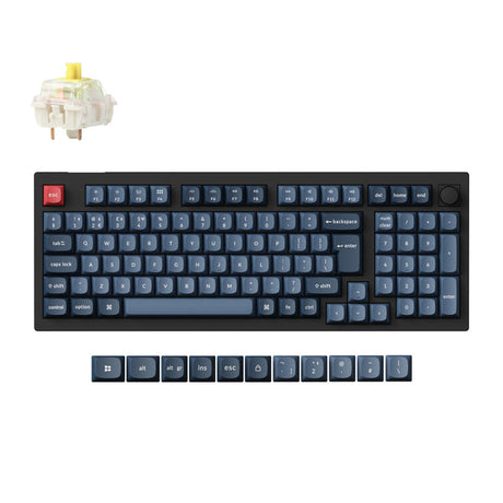 Keychron V5 Max QMK Wireless Custom Mechanical Keyboard ISO Layout Collection