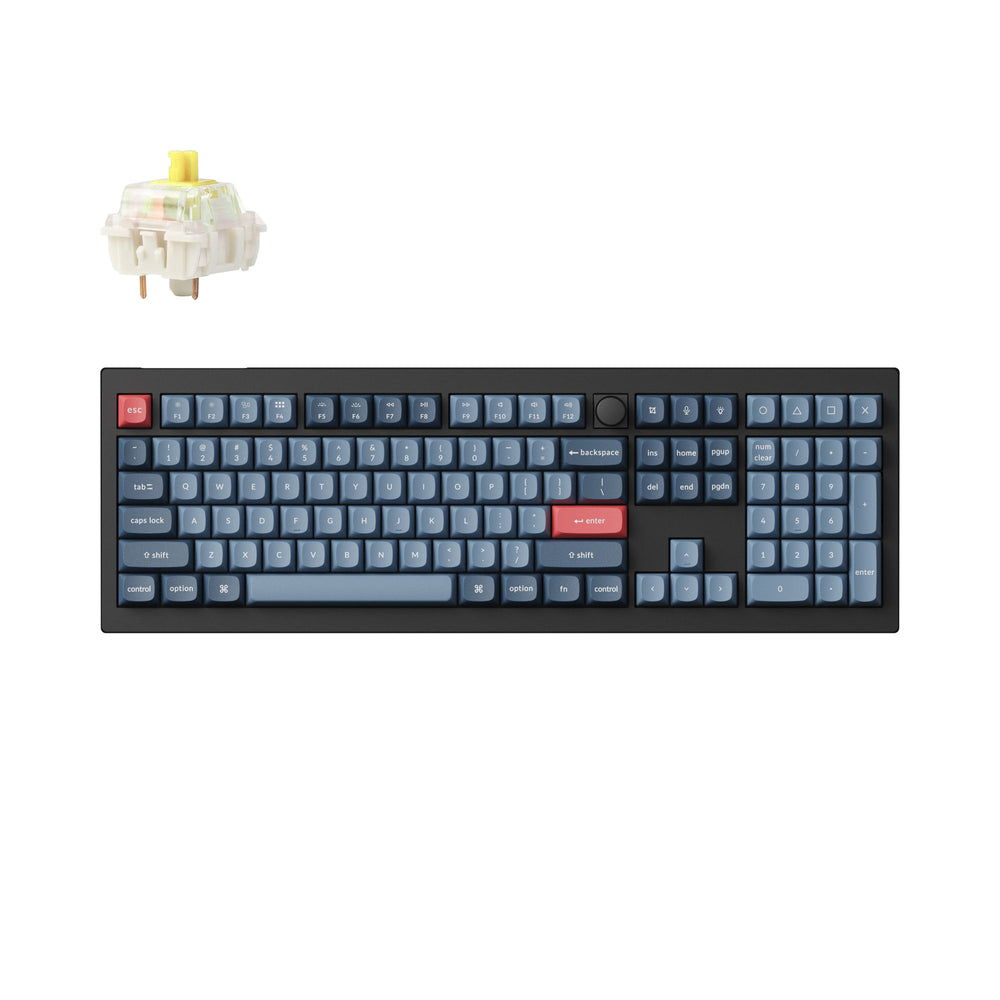 Tastiera meccanica personalizzata wireless Keychron V6 Max QMK/VIA (layout US ANSI)