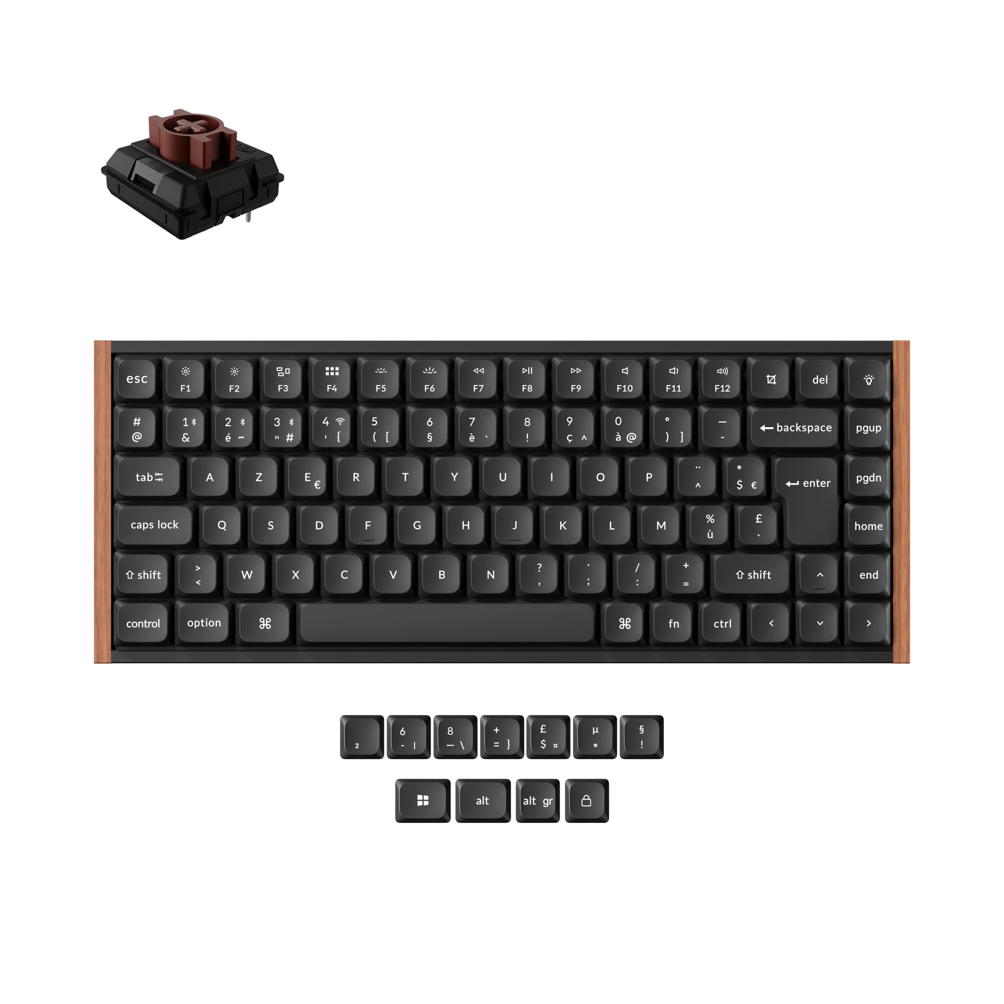 Keychron K3 Ultra 8K Wireless Custom Mechanical Keyboard ISO Layout Collection