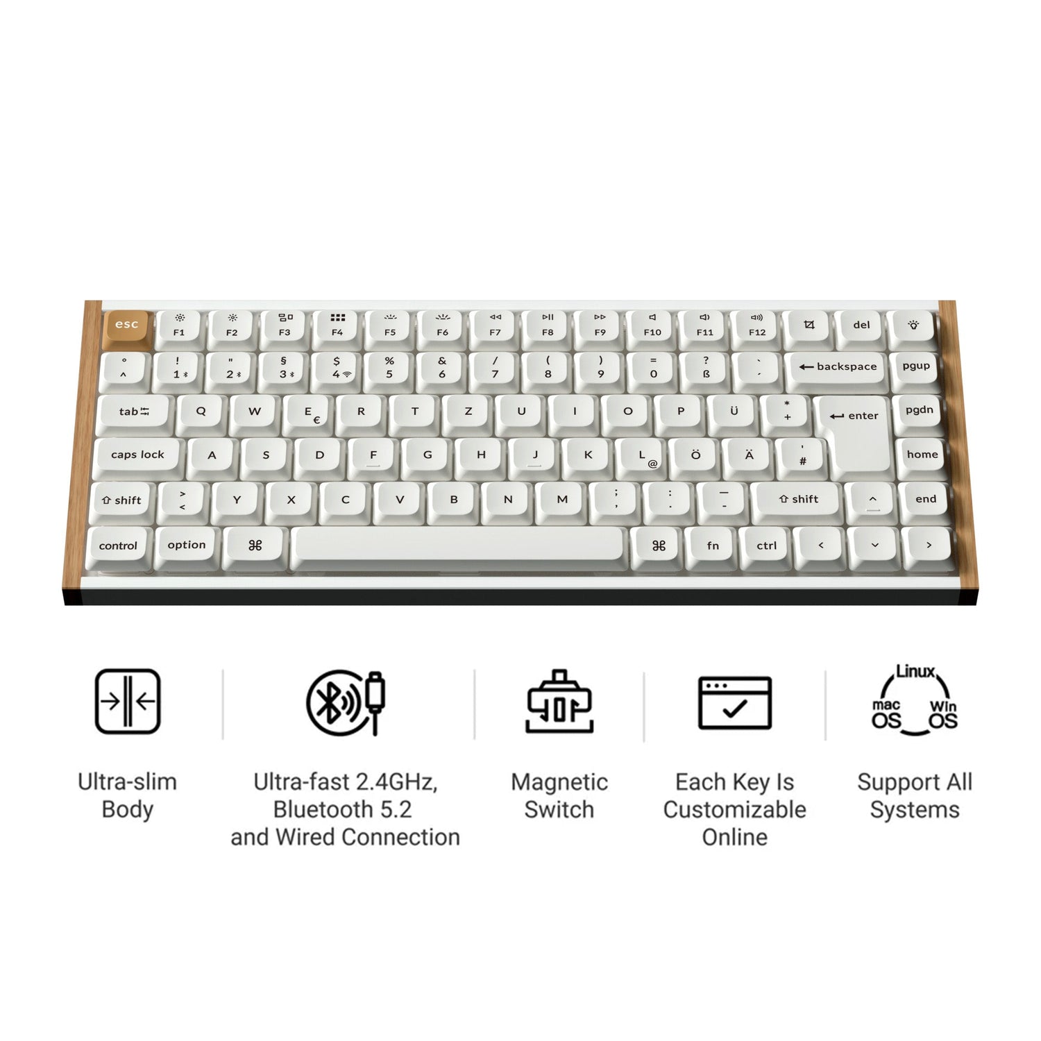 Keychron K3 HE Wireless Magnetic Switch Custom Keyboard ISO Layout Collection