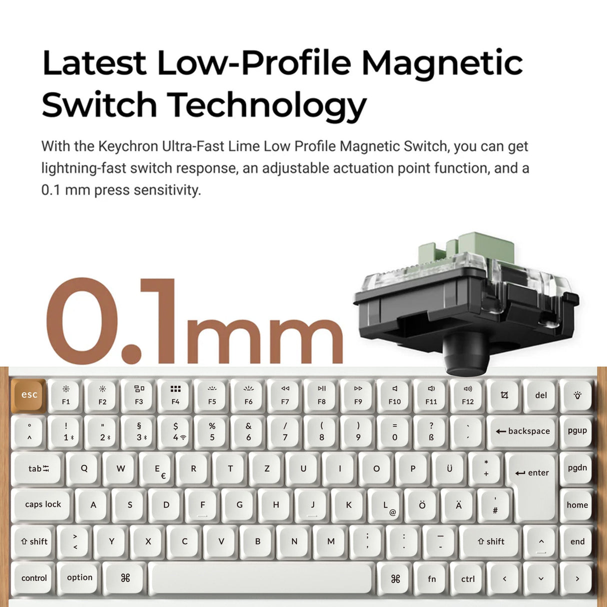 Keychron K3 HE Wireless Magnetic Switch Custom Keyboard ISO Layout Collection