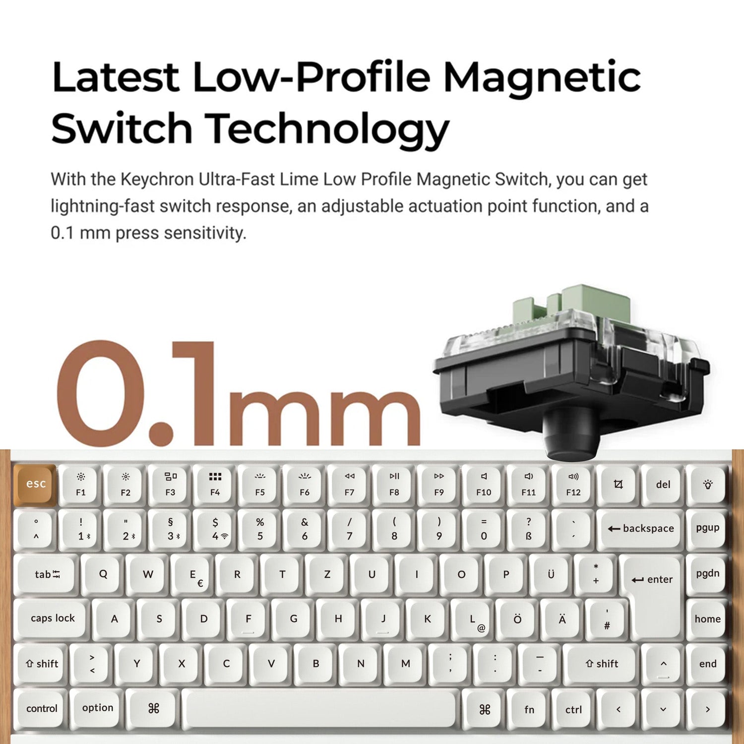 Keychron K3 HE Wireless Magnetic Switch Custom Keyboard ISO Layout Collection