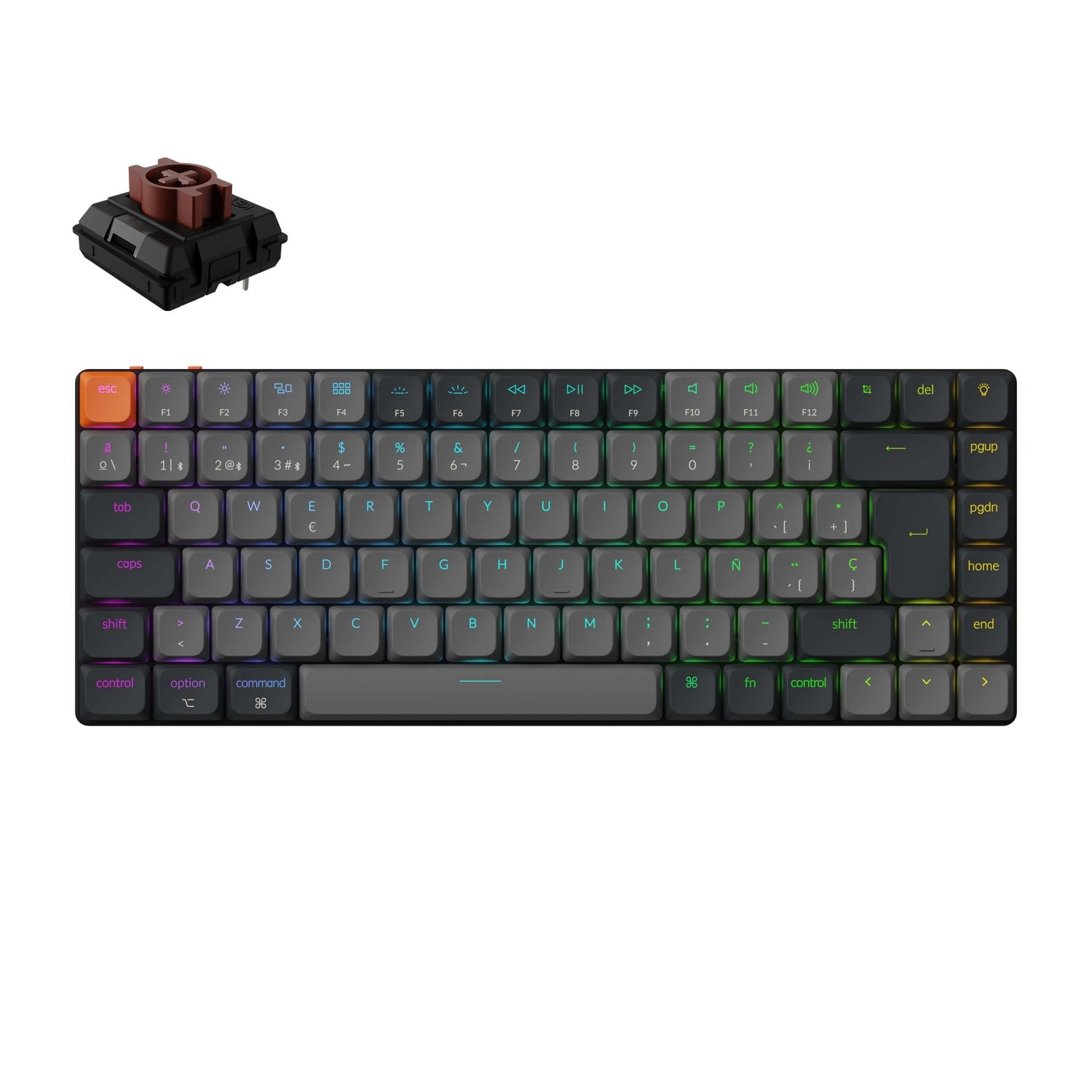 Tastiera meccanica wireless Keychron K3 QMK (layout ISO) - Version 3