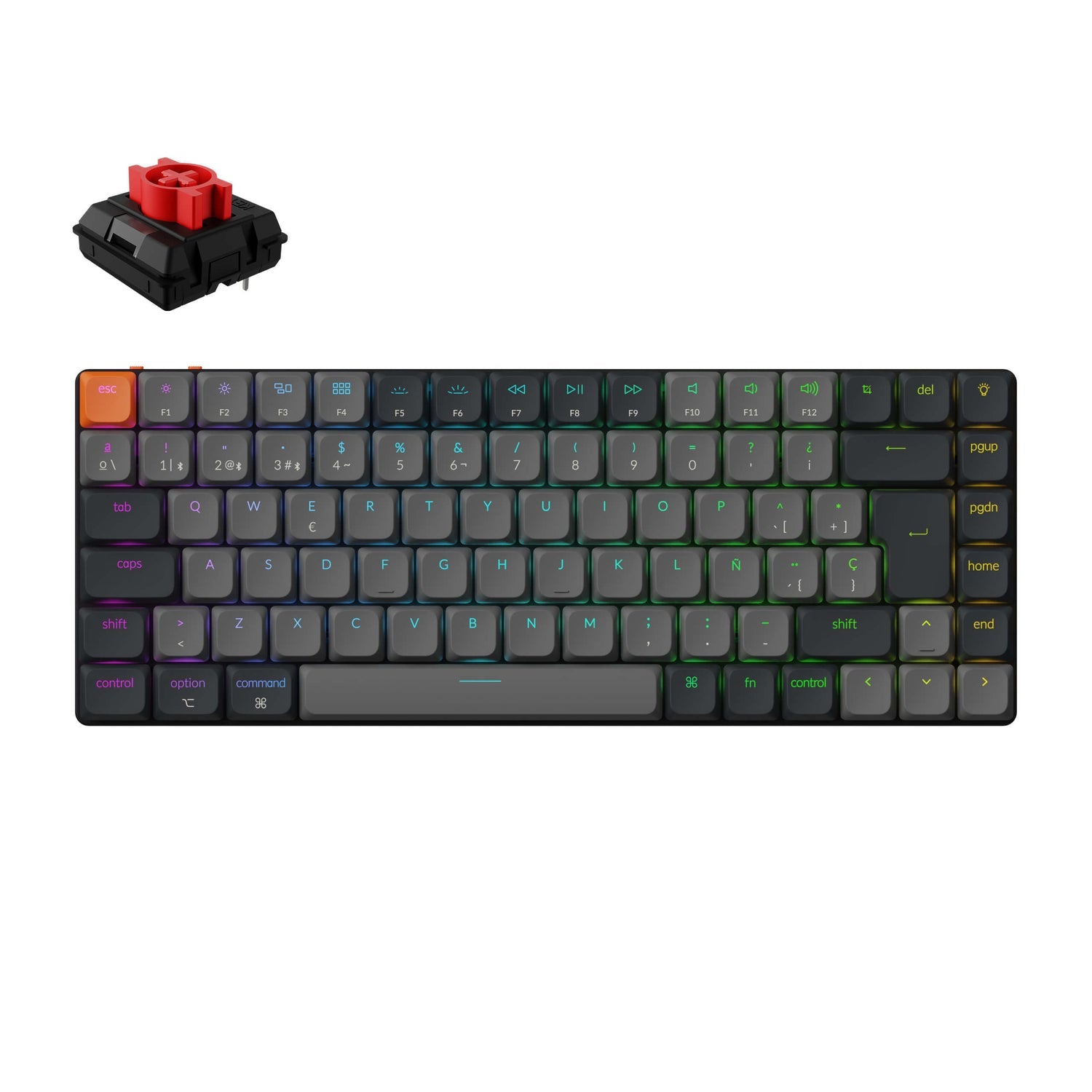Tastiera meccanica wireless Keychron K3 QMK (layout ISO) - Version 3