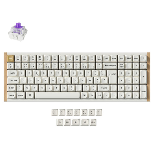 Collezione di tastiere personalizzate wireless Keychron K4 HE con switch magnetici e layout ISO