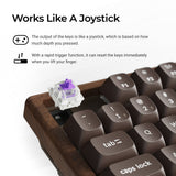 Tastiera personalizzata wireless Keychron K8 HE con switch magnetici