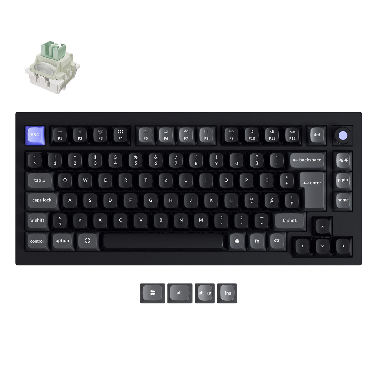 Keychron Q1 HE 8K Wired Magnetic Switch Keyboard ISO Layout Collection ...
