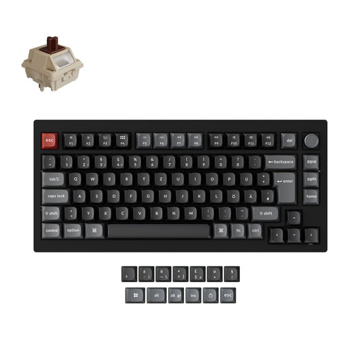Collezione di tastiere meccaniche personalizzate wireless Keychron V1 Ultra 8K con layout ISO