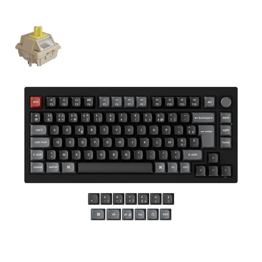 Collezione di tastiere meccaniche personalizzate wireless Keychron V1 Ultra 8K con layout ISO