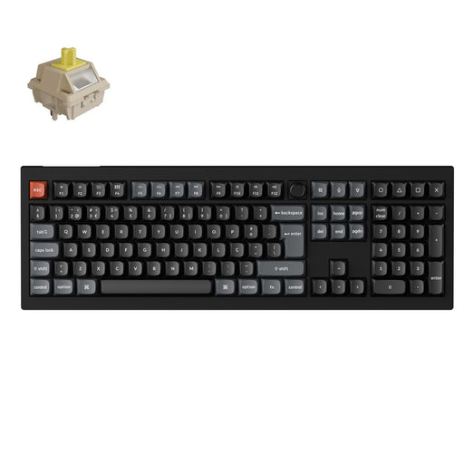 Collezione di tastiere meccaniche personalizzate wireless Keychron V6 Ultra 8K con layout ISO