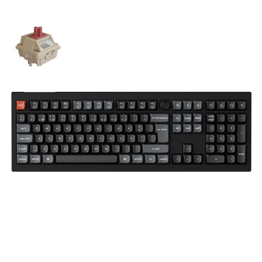 Collezione di tastiere meccaniche personalizzate wireless Keychron V6 Ultra 8K con layout ISO