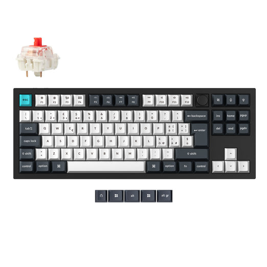 Collezione di tastiere meccaniche personalizzate wireless Keychron Q3 Max QMK/VIA con layout ISO