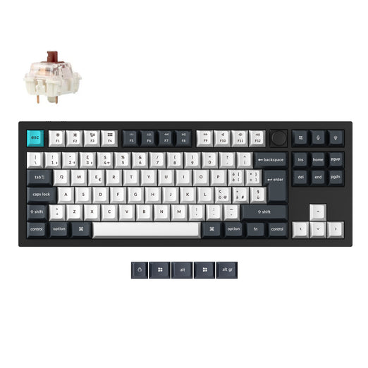Collezione di tastiere meccaniche personalizzate wireless Keychron Q3 Max QMK/VIA con layout ISO