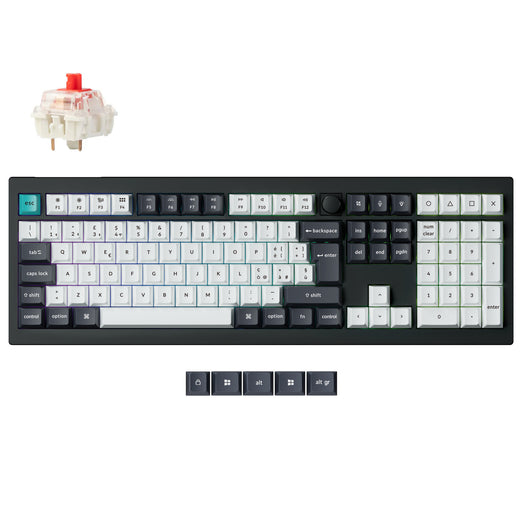 Collezione di tastiere meccaniche personalizzate wireless Keychron Q6 Max QMK/VIA con layout ISO