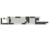 ISO Layout Dye-Sub PBT Full Keycap Set - Black and White