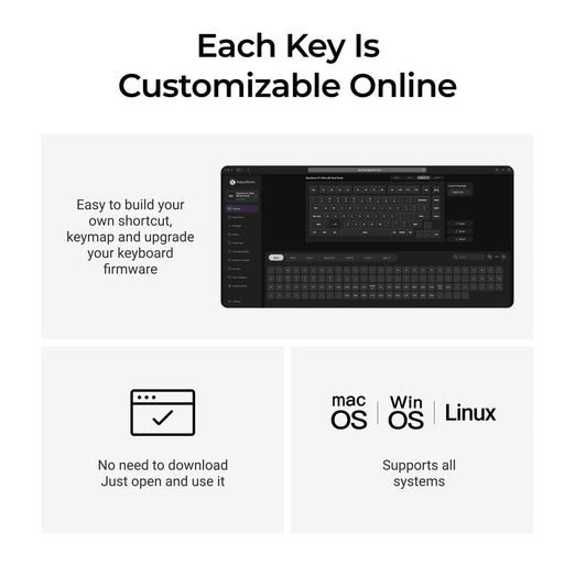 Collezione di tastiere meccaniche personalizzate wireless Keychron V1 Ultra 8K con layout ISO