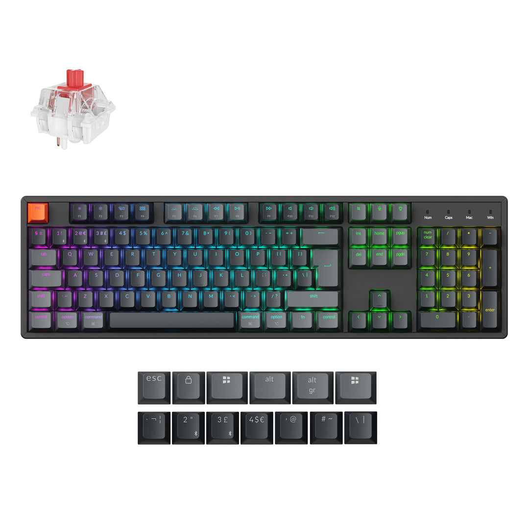Combo di Tastiera e Mouse da Gioco Meccanici con