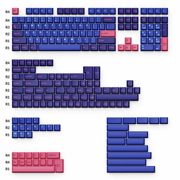 Profilo di ciliegia Double-Shot PBT Tastiere a set completo - Giocatore