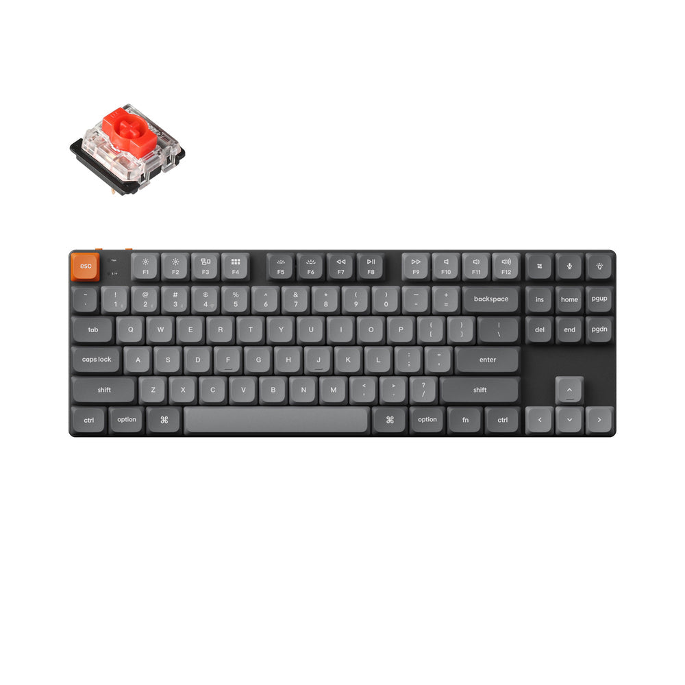 Keychron K1 Max QMK/VIA Tastiera meccanica personalizzata wireless (layout US ANSI)