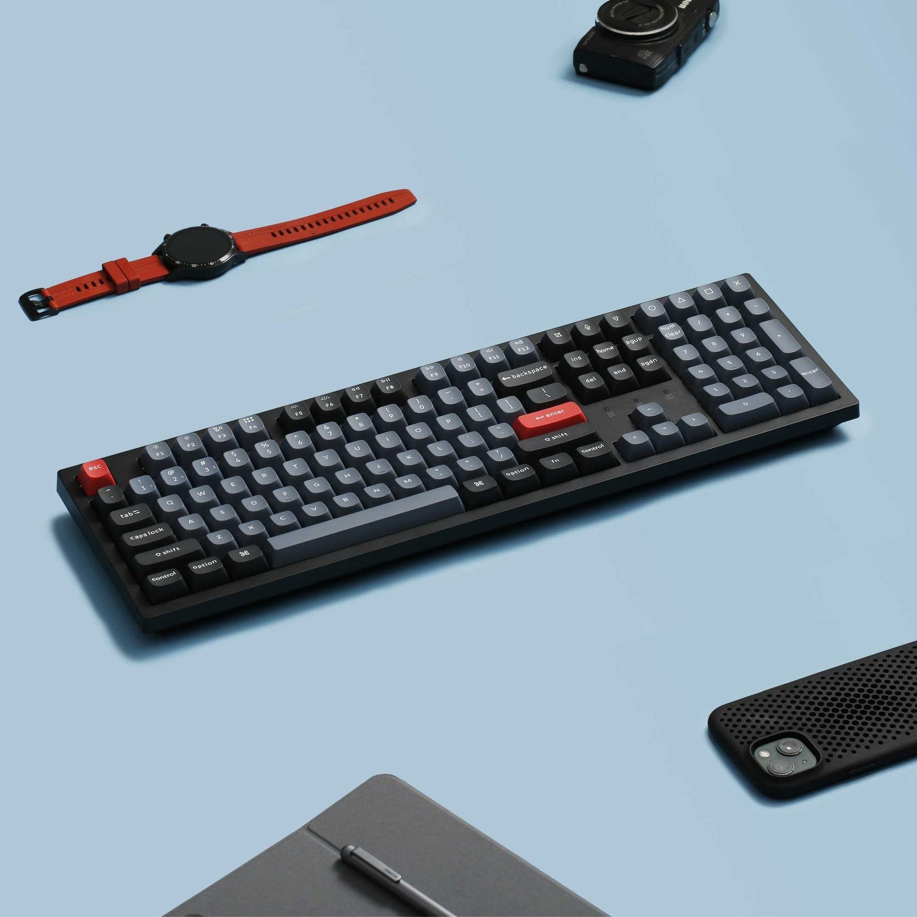 Keychron K10 Pro QMK/VIA Tastiera meccanica wireless (US ANSI Layout)