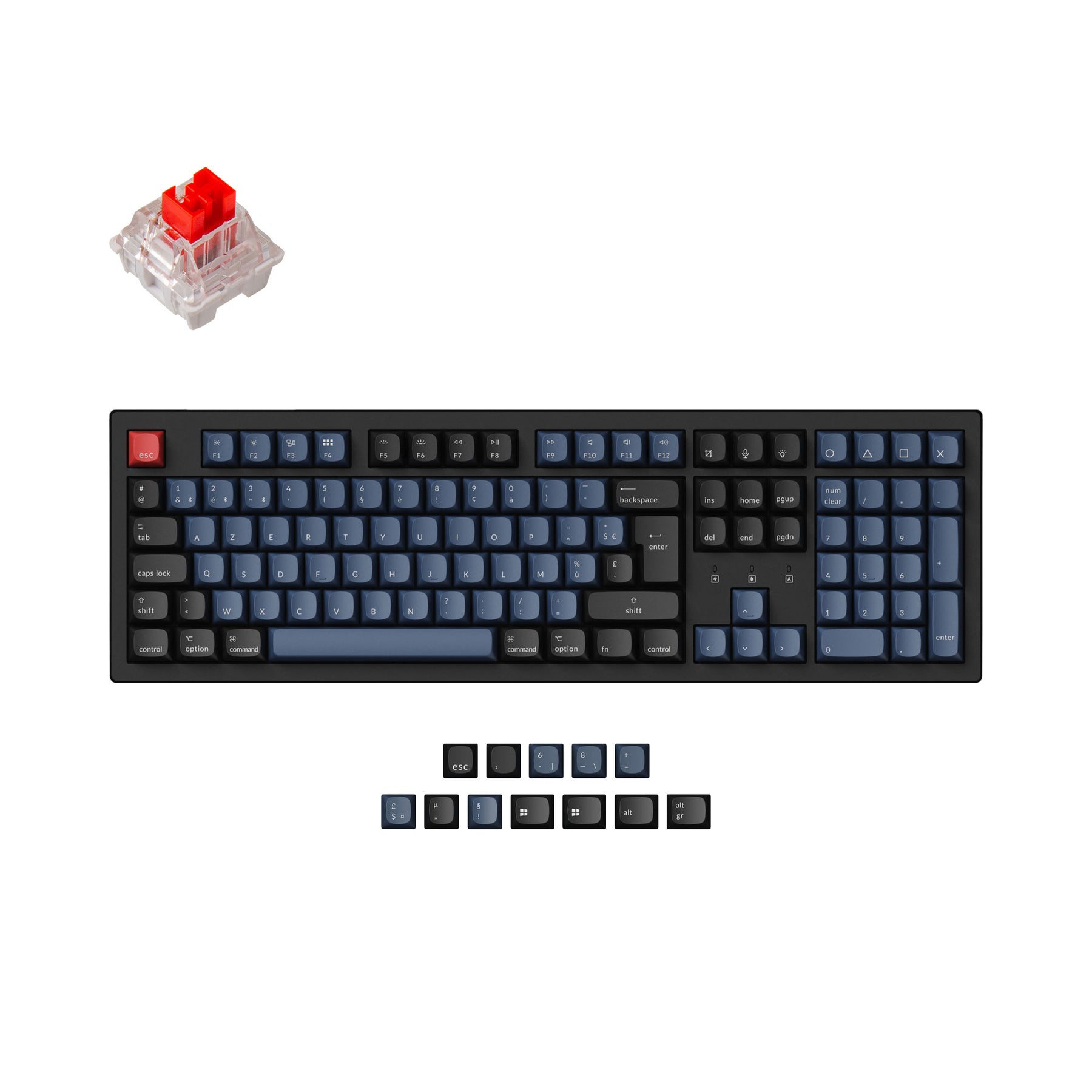 Keychron K10 Pro QMK/VIA Wireless Tastiera meccanica ISO Layout Collection