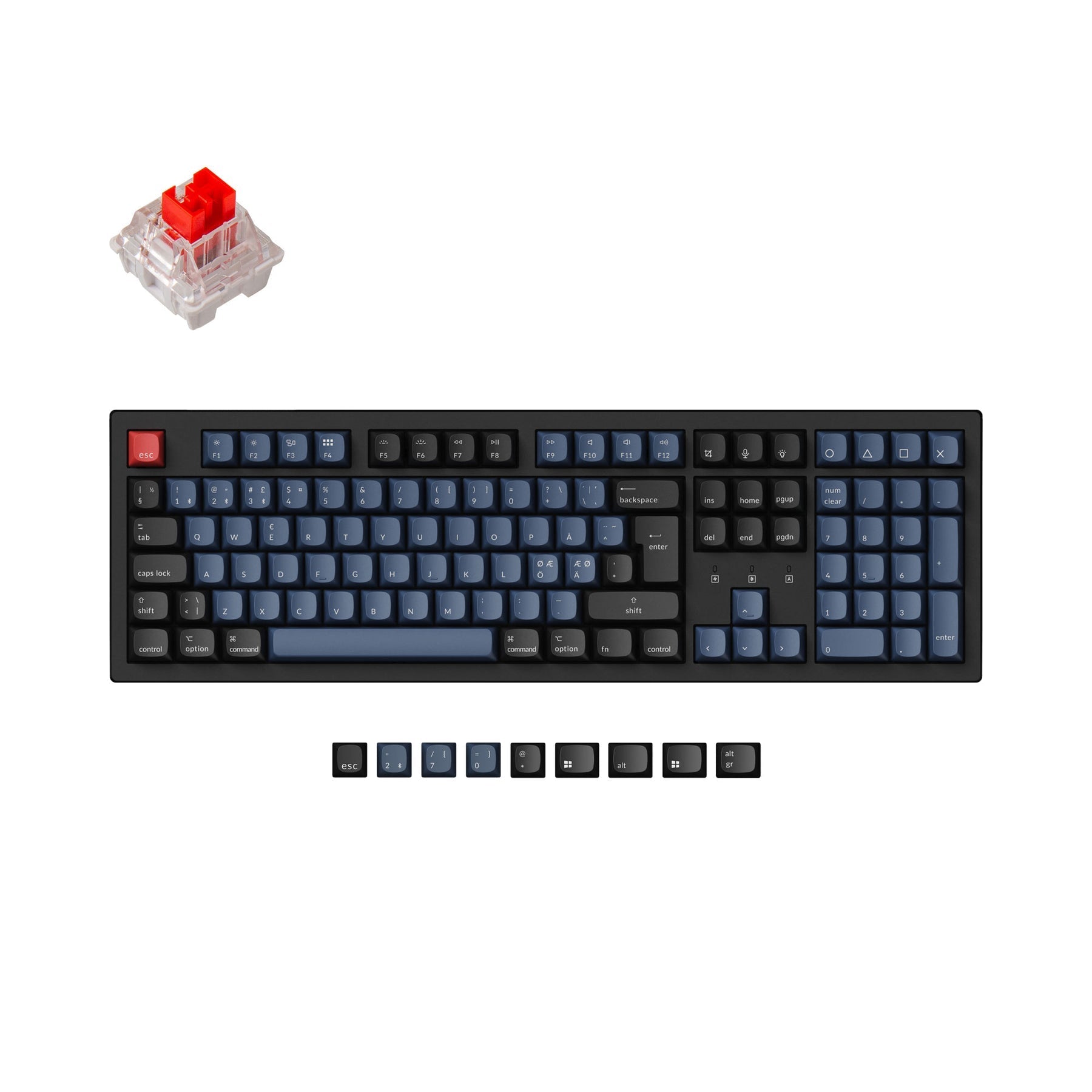 Keychron K10 Pro QMK/VIA Wireless Tastiera meccanica ISO Layout Collection