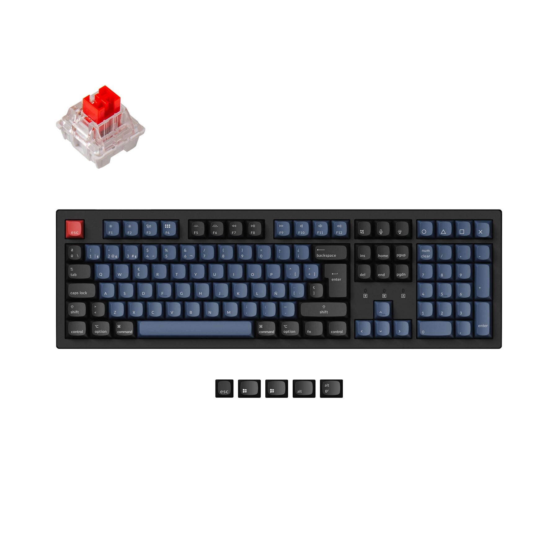 Keychron K10 Pro QMK/VIA Wireless Tastiera meccanica ISO Layout Collection