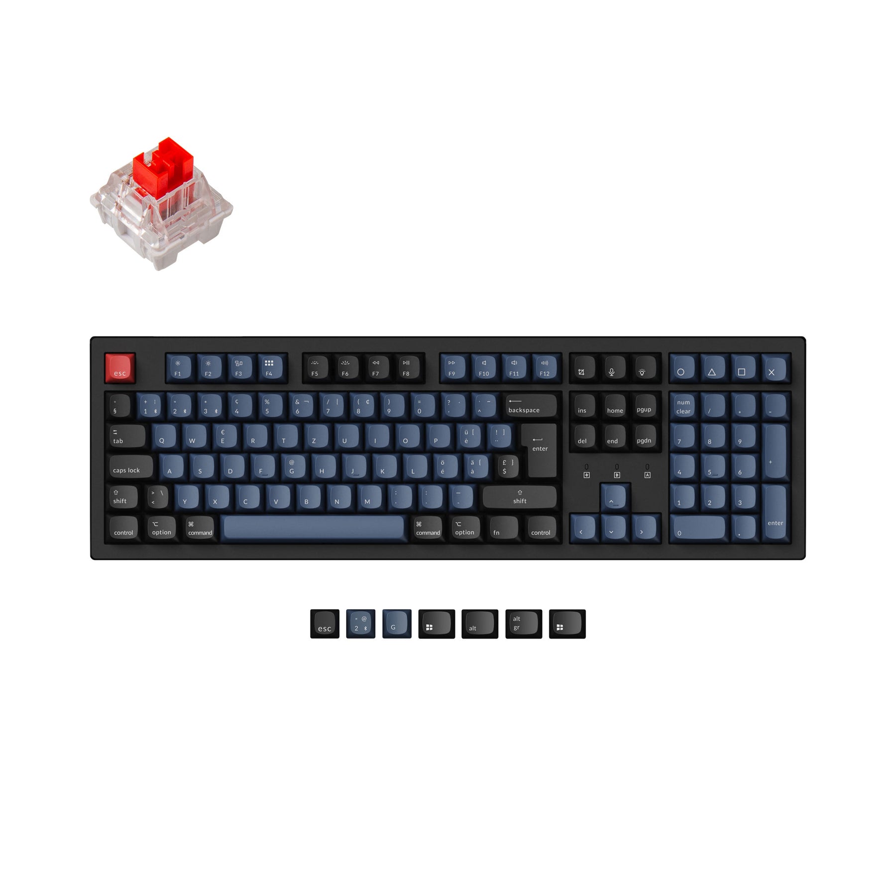 Keychron K10 Pro QMK/VIA Wireless Tastiera meccanica ISO Layout Collection