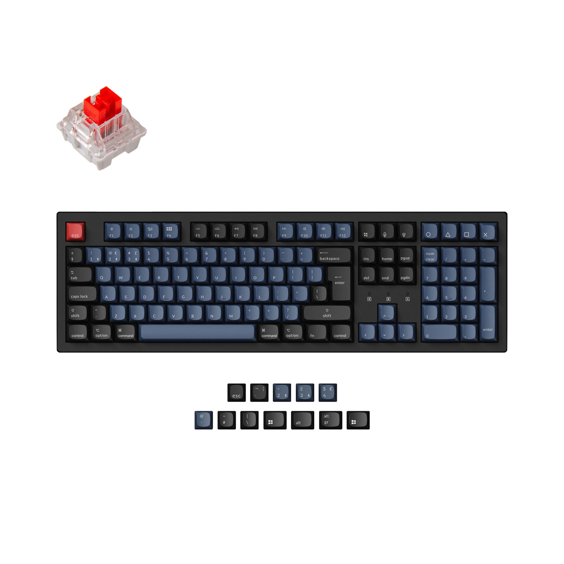 Keychron K10 Pro QMK/VIA Wireless Tastiera meccanica ISO Layout Collection