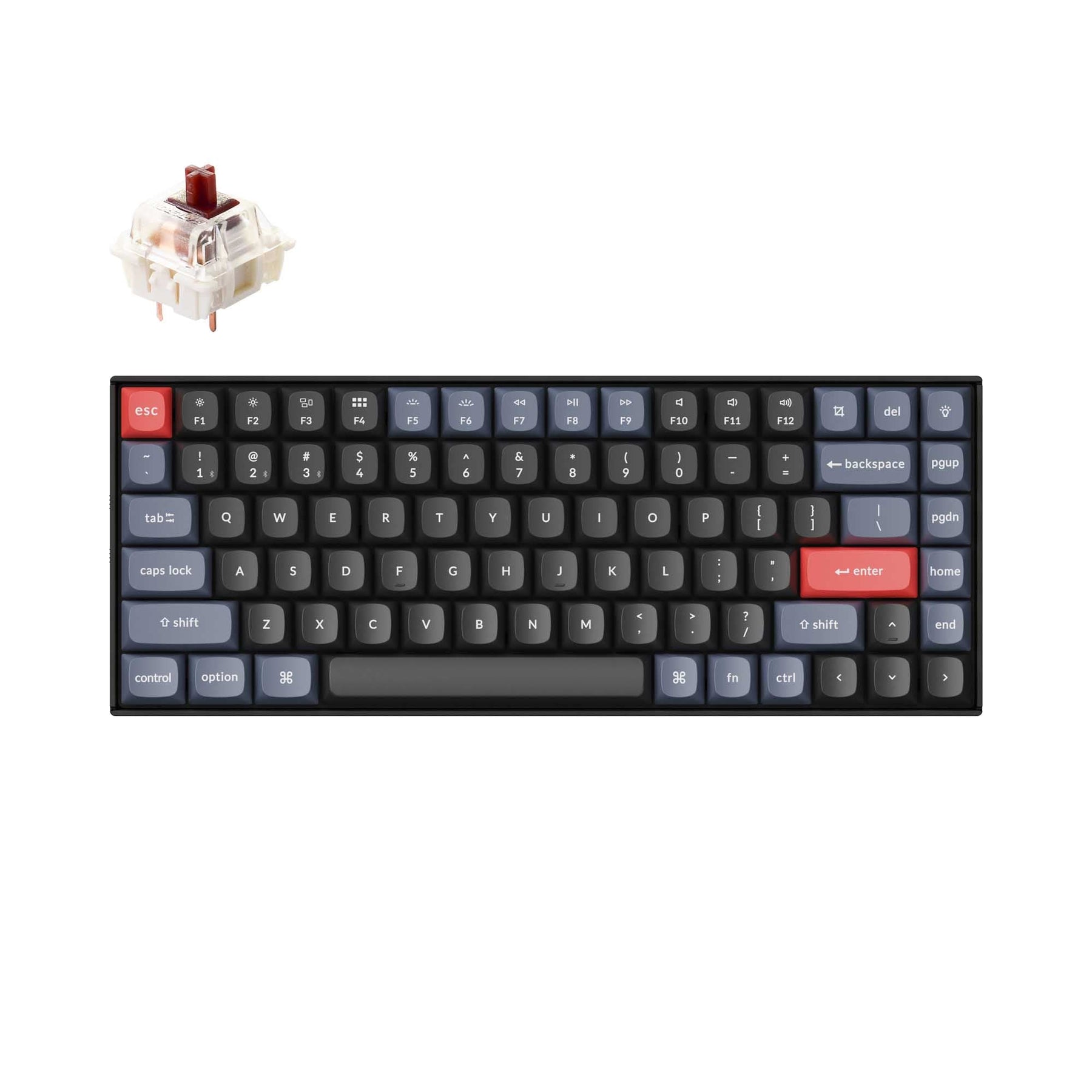 Keychron K2 Pro QMK/VIA Tastiera meccanica wireless (US ANSI Layout)
